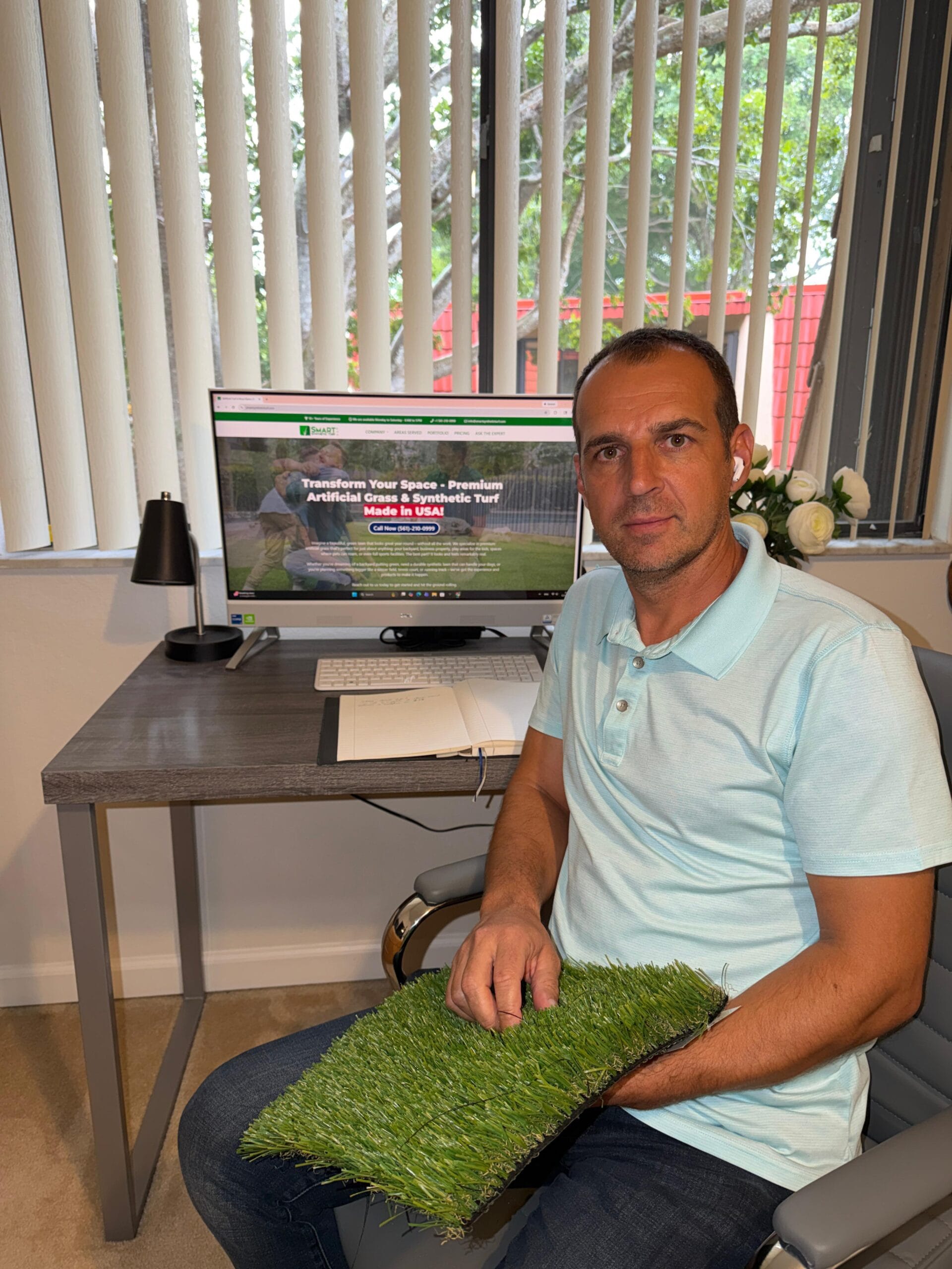 Catalin Chiticaru Florida Artificial Grass Expert and CEO of Smart Synthetic Turf